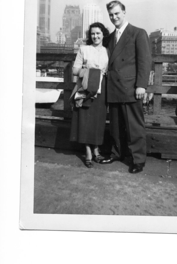 Ferd and Lura Jean Honeymoon NYC